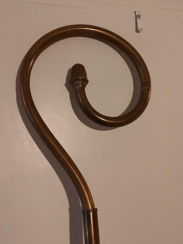 Metalen staf sinterklaas, Kleding | Heren, Carnavalskleding en Feestkleding, Zo goed als nieuw, Ophalen