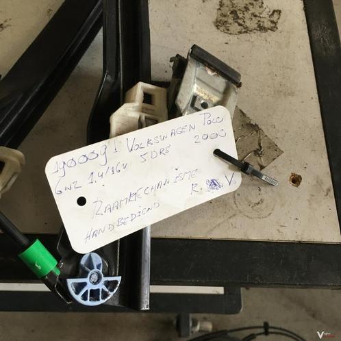 Vw Polo 2000  5 drs Raammechanisme Handbediend Rechtsvoor, Auto-onderdelen, Ruiten en Toebehoren, Gebruikt, Ophalen of Verzenden
