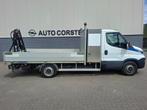Iveco Daily 3.0I CNG Kraan LaadbakAutomaat HIAB 3-Persoons E, Auto's, Bestelauto's, Gebruikt, 4 cilinders, Electronic Stability Program (ESP)