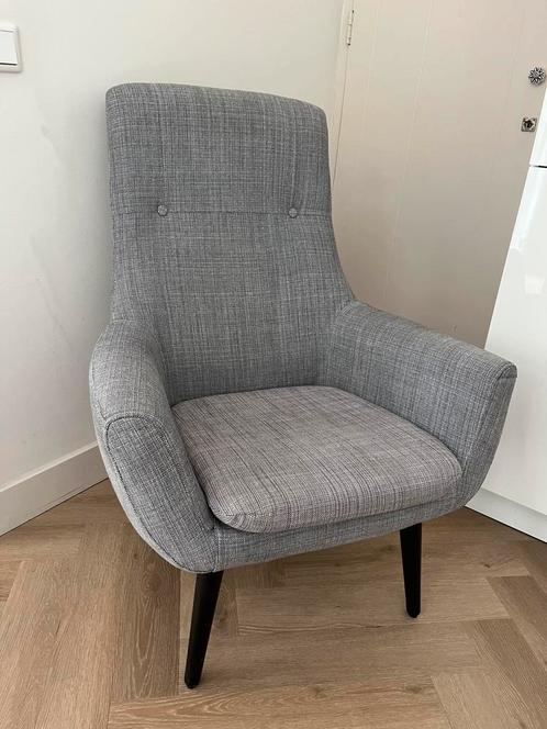 Grijze fauteuil van de IKEA, Huis en Inrichting, Fauteuils, Zo goed als nieuw, 50 tot 75 cm, Ophalen