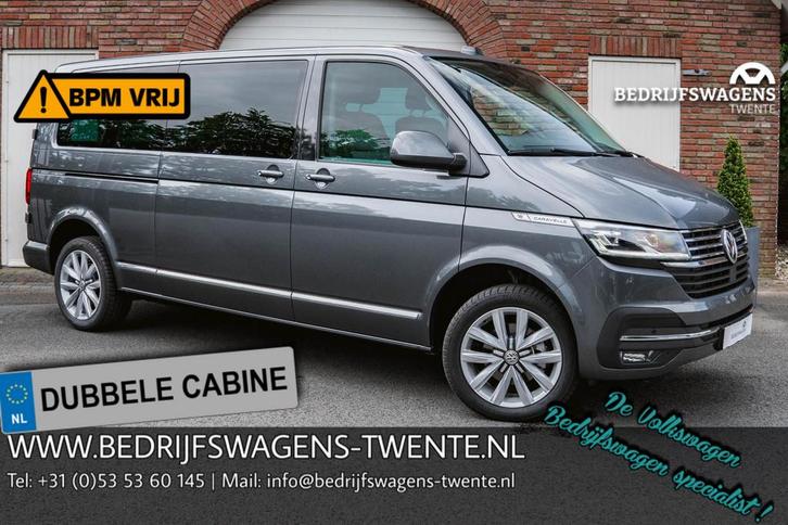 Volkswagen Transporter T6.1 2.0 TDI 150 PK DSG CARAVELLE L2H, Auto's, Bestelauto's, Bedrijf, Te koop, Adaptive Cruise Control