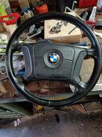 BMW E36 lederen stuurwiel met airbag, Gebruikt, Ophalen of Verzenden, BMW