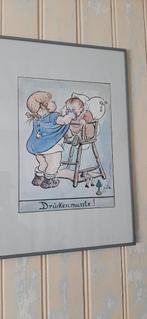 mooie lijst met poster, Ophalen, Zo goed als nieuw, A1 t/m A3, Rechthoekig Staand