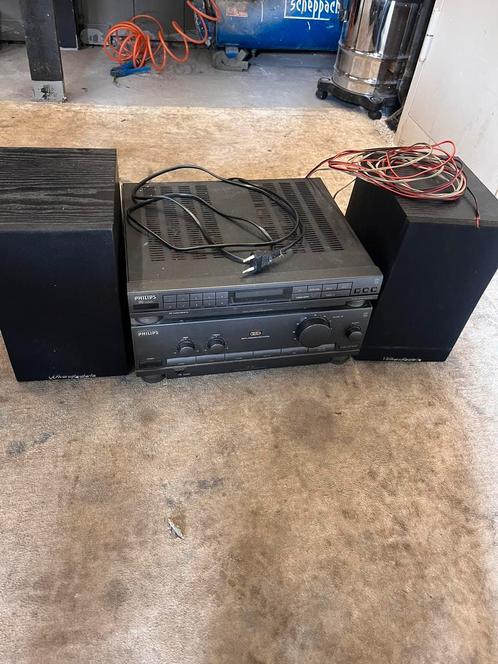 Sterio set /home cinema set, Audio, Tv en Foto, Stereo-sets, Zo goed als nieuw, Speakers, Philips, Microset, Ophalen of Verzenden