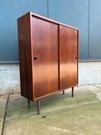 Vintage Deens design kastje palissander schuifdeuren planken, Ophalen