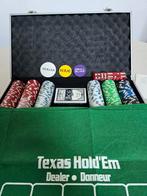 Poker Set - 2 Koffers, Zo Goed Als Nieuw, Vijf spelers of meer, Ophalen of Verzenden, Zo goed als nieuw
