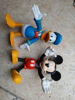 Donald duck en mickey mouse Ah figuren, Ophalen of Verzenden, Mickey Mouse, Zo goed als nieuw, Beeldje of Figuurtje