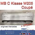 C205 Mercedes C Klasse Coupé achterbumper compleet wit W205, Gebruikt, -, -, Ophalen of Verzenden