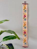 Vintage wandkleed wandtapijt schellekoord bloemen, Huis en Inrichting, Woonaccessoires | Wanddecoraties, Ophalen of Verzenden