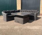 Loungeset Tambohuse met hoogte verstelbare tafel Nieuw €2999, Ophalen of Verzenden, Zo goed als nieuw, Wicker