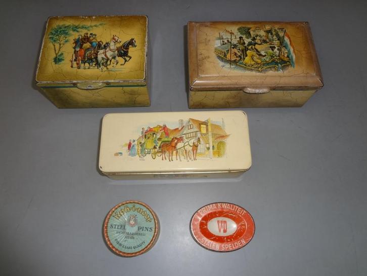 Pickwick theedoos boot, Verzamelen, Blikken, Gebruikt, Thee, Pickwick, Ophalen of Verzenden