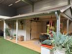 Overkapping met inpandige berging/tuinhuis, Ophalen, Zo goed als nieuw, Veranda
