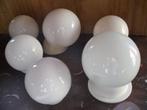 Wandlamp / plafoniere schroefkogel glazen bol, Huis en Inrichting, Ophalen of Verzenden, Glas