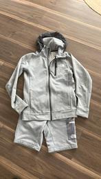 The North Face vest met capuchon en korte broek, Kleding | Heren, Sportkleding, Ophalen of Verzenden, Zo goed als nieuw, Grijs