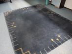 Blauw wollen Nepal tapijt 200x250, Huis en Inrichting, Stoffering | Tapijten en Kleden, Blauw, 200 cm of meer, Ophalen of Verzenden