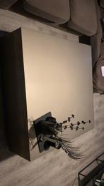 Eettafel + 4 stoelen & extra grote tafel, Ophalen, Overige materialen, Gebruikt, 100 tot 150 cm