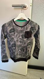 Zwart/grijs shirt bloemenprint maat 146/152, Ophalen of Verzenden, Zo goed als nieuw, Shirt of Longsleeve, Jongen