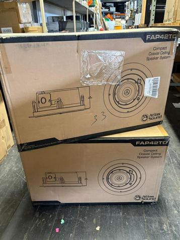 AtlasIED FAP42TC inbouw plafond speaker 100v 4 stuks nieuw beschikbaar voor biedingen
