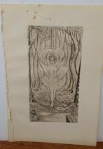 John BUCKLAND-WRIGHT (1897-1954) "Keuze" 1939 ets, Antiek en Kunst, Ophalen of Verzenden