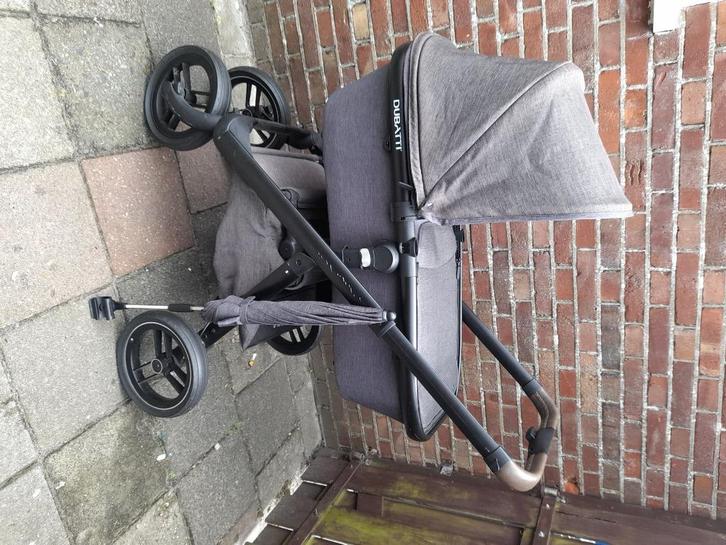 Kinderwagen dubattie, Kinderen en Baby's, Kinderwagens en Combinaties, Gebruikt, Combiwagen, Overige merken, Luchtbanden, Met reiswieg