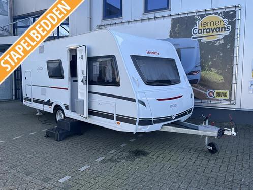 Dethleffs C'Go 495 QSK STAPELBED-DIRECT LEVERBR, Caravans en Kamperen, Caravans, Bedrijf, tot en met 5, 1000 - 1250 kg, Treinzit