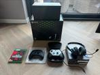 Xbox serie x complete set, Spelcomputers en Games, Spelcomputers | Xbox Series X en S, Zo goed als nieuw, Ophalen