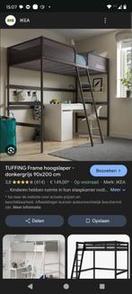 Hoogslaper ikea tuffing 2x beschikbaar, Ophalen, Gebruikt, Eenpersoons, 200 cm
