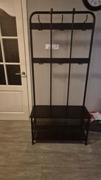 Stalen kapstok met schoenenrek, Ophalen of Verzenden, Metaal, Staande kapstok, 150 tot 200 cm