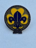 Grote Emaille Hoed Insigne Scouting Padvinderij  (BL/GL/GR), Verzamelen, Ophalen of Verzenden, Zo goed als nieuw, Embleem, Speld of Insigne