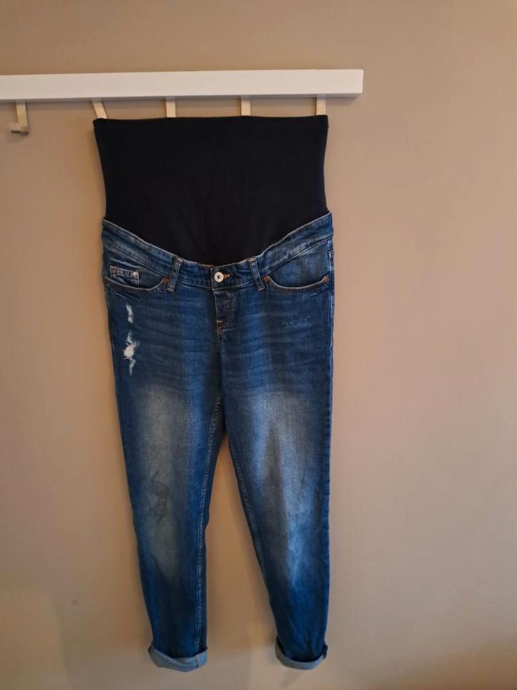 Zwangerschaps broeken, Kleding | Dames, Positiekleding, Broek of Spijkerbroek, Maat 36 (S), Zwart, Ophalen