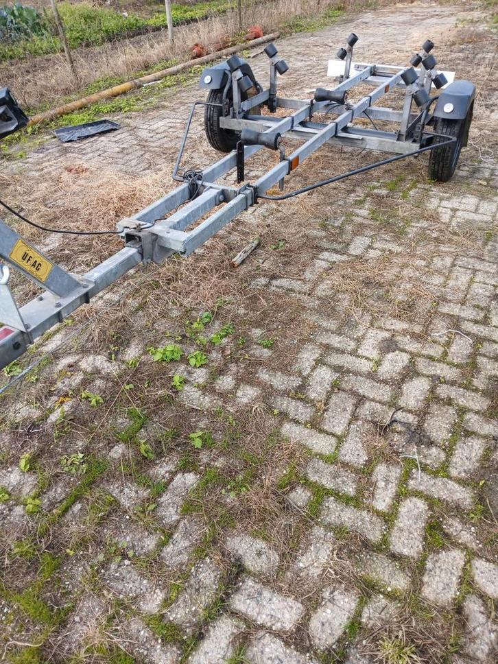 Kanteltrailer - Boot gemakkelijk te water laten!, Watersport en Boten, Boottrailers, Gebruikt, Overige typen, Minder dan 1500 kg