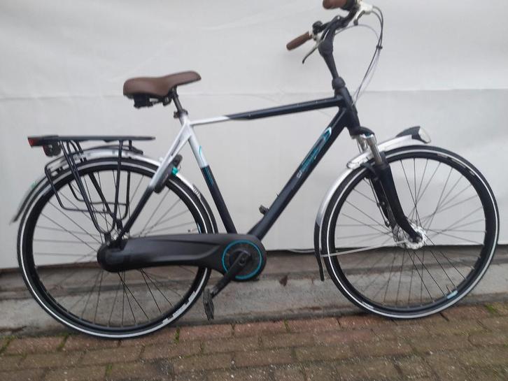 28 inch Gazelle Eclipse LE met 8 versnellingen en vering., Fietsen en Brommers, Fietsen | Heren | Herenfietsen, Gebruikt, Gazelle