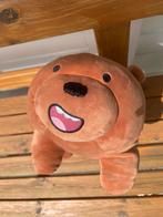 MINISO We Bare Bears Grizz squishmallow knuffel beer, Ophalen of Verzenden, Zo goed als nieuw, Beer