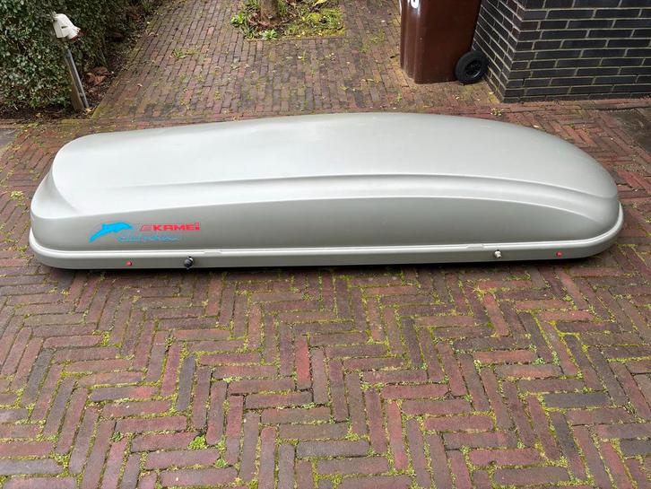 Kamei 470 Zilver Dakkoffer, Auto diversen, Dakkoffers, Gebruikt, Ophalen