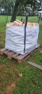 Droog stookklaar onbehandeld hout balken haardhout, Tuin en Terras, Minder dan 3 m³, Ophalen of Verzenden