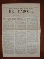 Berichtenblad van de Stichting Het Parool - juli 1945., Ophalen of Verzenden, Zo goed als nieuw