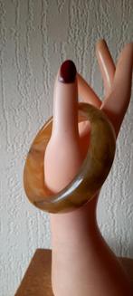 Antieke  bakeliet armband, honing amber, 1930., Armband, Ophalen of Verzenden