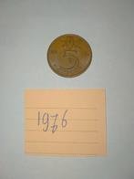 NL 5 Cent 1976, Verzenden, Koningin Juliana, 5 cent, Losse munt
