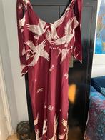 Shein jurk lange jurk met kraanvogels maat 42, Kleding | Dames, Maat 42/44 (L), Nieuw, Ophalen of Verzenden, Rood