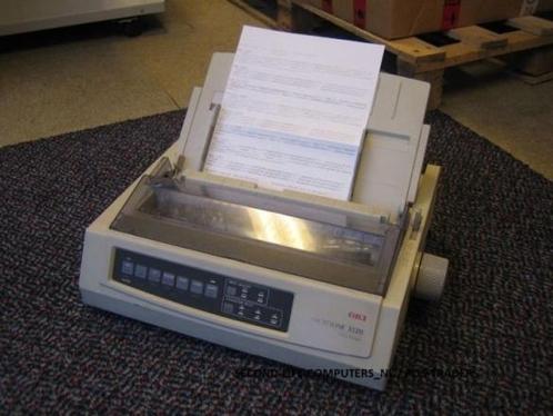OKI Microline ML 3320 9-Pin A4 Mono Dot Matrix Printer LPT, Computers en Software, Printers, Gebruikt, Printer, Matrix-printer
