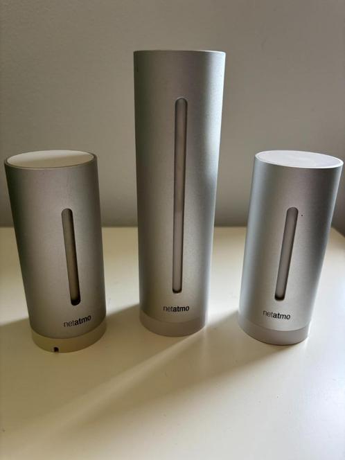 Netatmo Slim Weerstation + Extra Binnenmodule, Audio, Tv en Foto, Weerstations en Barometers, Gebruikt, Weerstation, Ophalen of Verzenden