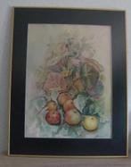 Jan Keustermans / appels met bloemen - nieuwe lijst, Antiek en Kunst, Ophalen