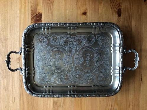 Marokaans Dienblad, Huis en Inrichting, Woonaccessoires | Dienbladen, Gebruikt, Metaal, Rechthoekig, Ophalen of Verzenden
