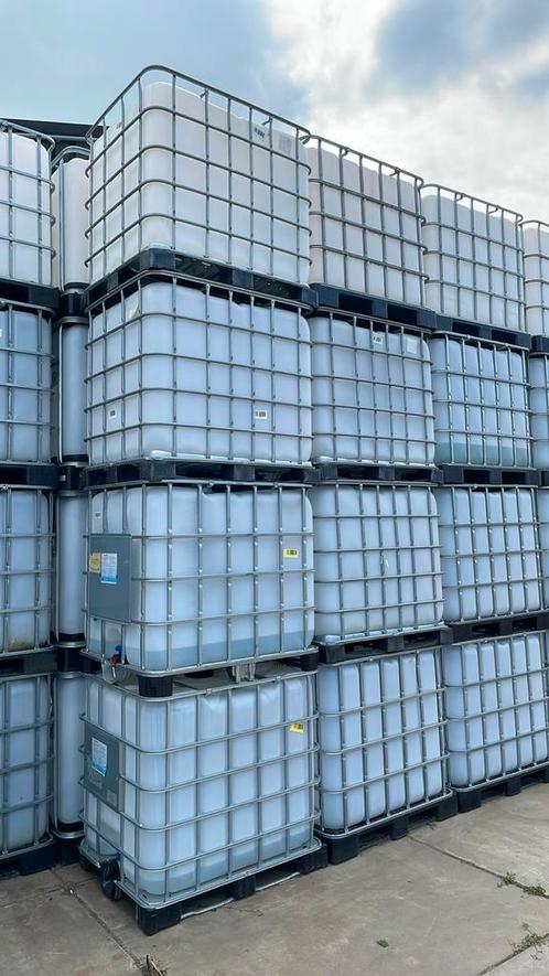 Lege IBC vaten 1000L uit de voedsel industrie., Tuin en Terras, Regentonnen, Zo goed als nieuw, Kunststof, 150 liter of meer, Met kraantje