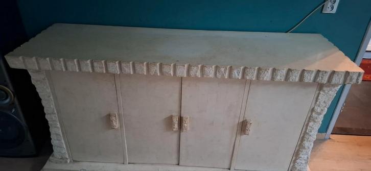 Uniek TV-meubel/dressoir met deuren, Huis en Inrichting, Kasten | Dressoirs, Gebruikt, 25 tot 50 cm, Ophalen of Verzenden