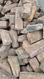 ✅️🧱OUDE HARDGEBAKKEN WAALTJES.  VIJFDUIMERS, Tuin en Terras, Ophalen of Verzenden, Gebruikt, Keramiek, Klinkers