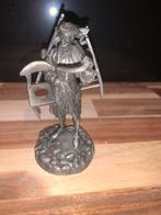 Tinnen beeldje - Korbflechter, Ophalen of Verzenden