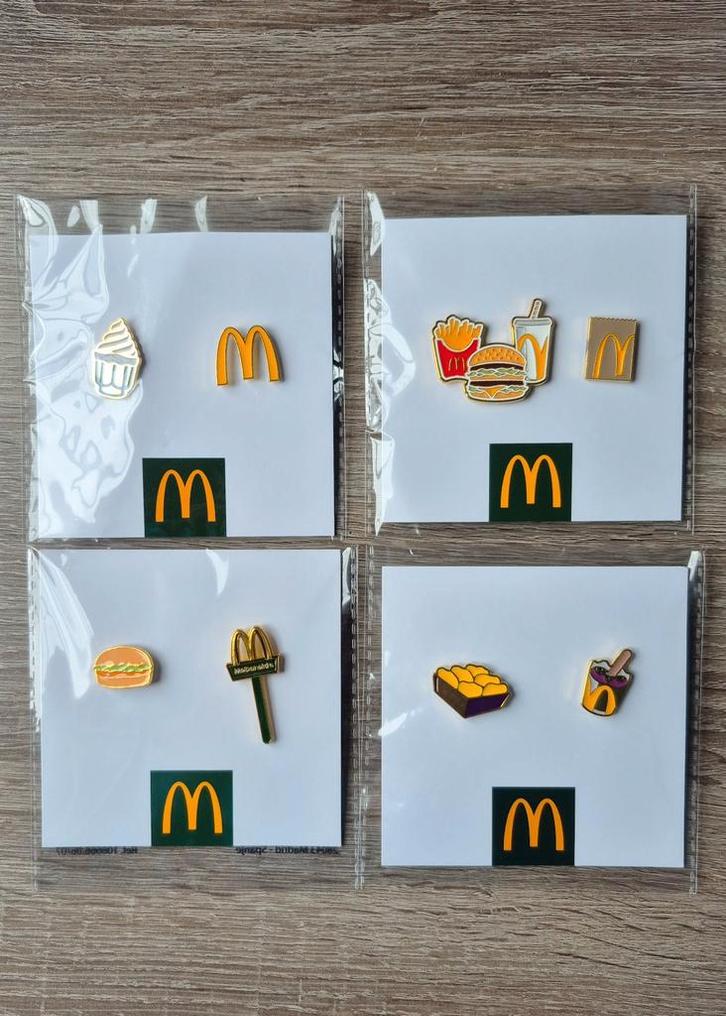 McDonalds Pin Set - Nieuw in verpakking!, Verzamelen, Speldjes, Pins en Buttons, Ophalen of Verzenden