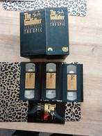 The Godfather Epic VHS Boxset, Vanaf 16 jaar, Ophalen of Verzenden, Zo goed als nieuw, Drama