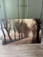 Ikea canvas  Pjätteryd 78 x 118cm weg door bos, Huis en Inrichting, Woonaccessoires | Schilderijen, Tekeningen en Foto's, Ophalen